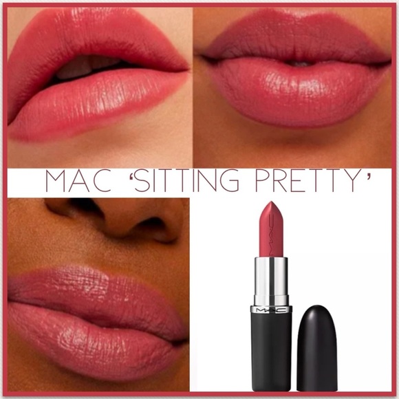 MAC ‘Sitting Pretty’ M•A•Cximal Sleek Satin Lipstick - Picture 1 of 9